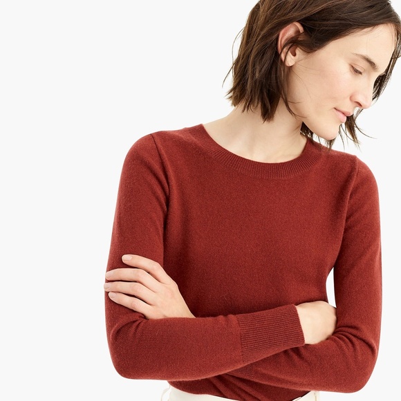 New J. Crew 100% Cashmere Long-Sleeve Crewneck Sweater XXS Grey - Picture 6 of 7